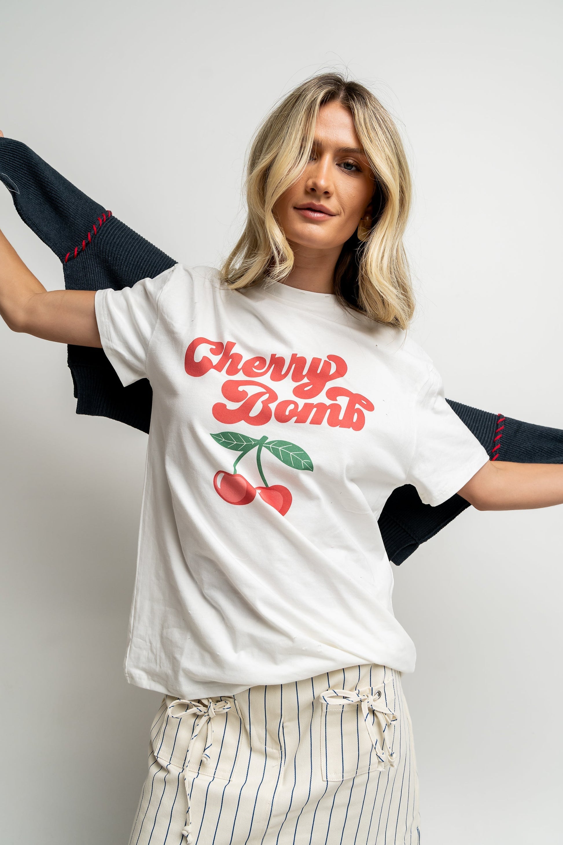 Cherry Bomb Graphic Tee - FINAL SALE