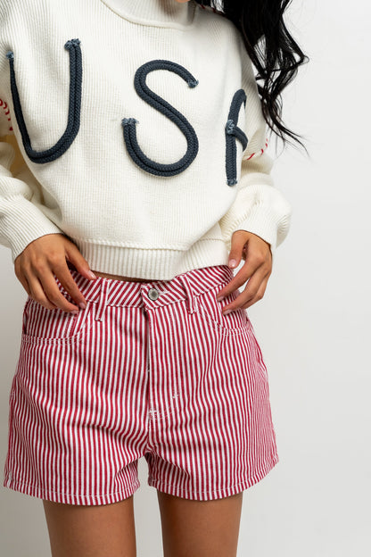 Wendy Striped Shorts