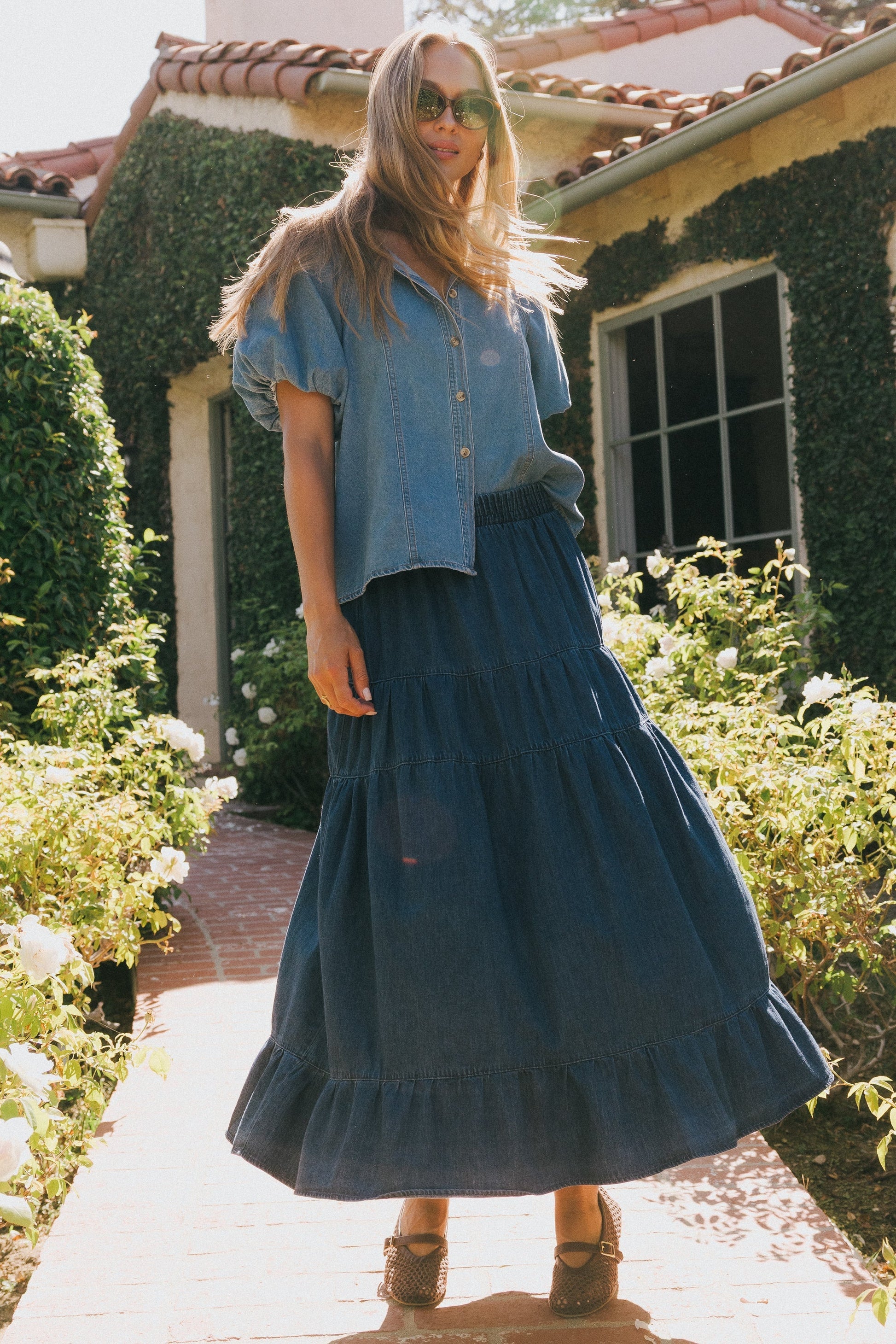 Lisa Tiered Maxi Skirt - FINAL SALE