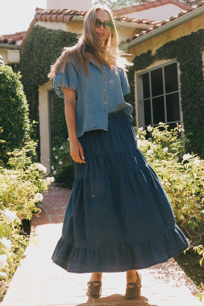 Lisa Tiered Maxi Skirt - FINAL SALE