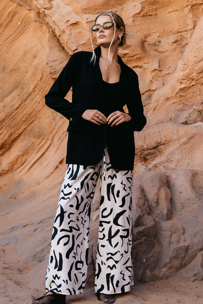 Dylan Wide Leg Pants in Natural - FINAL SALE