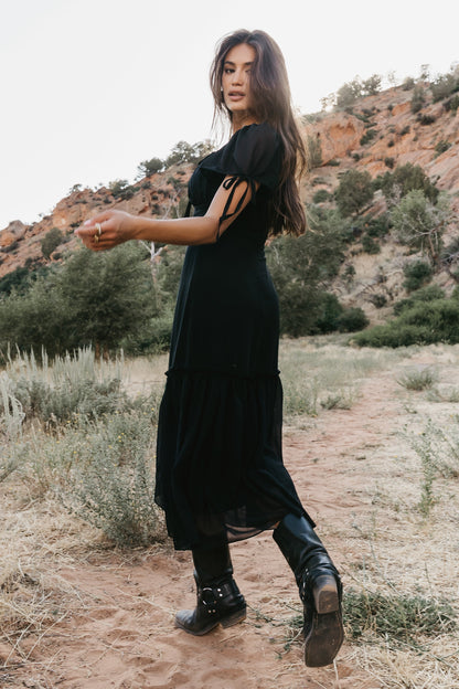 Dallas Sheer Midi Dress - FINAL SALE