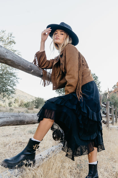 Megan Tiered Midi Skirt - FINAL SALE