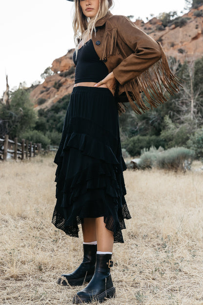 Megan Tiered Midi Skirt - FINAL SALE
