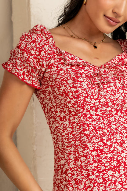 Marlow Maxi Dress in Red - FINAL SALE