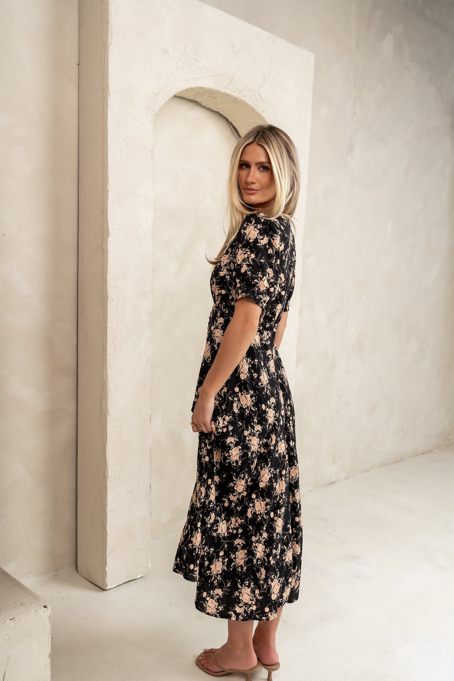 Jolie Floral Midi Dress - FINAL SALE
