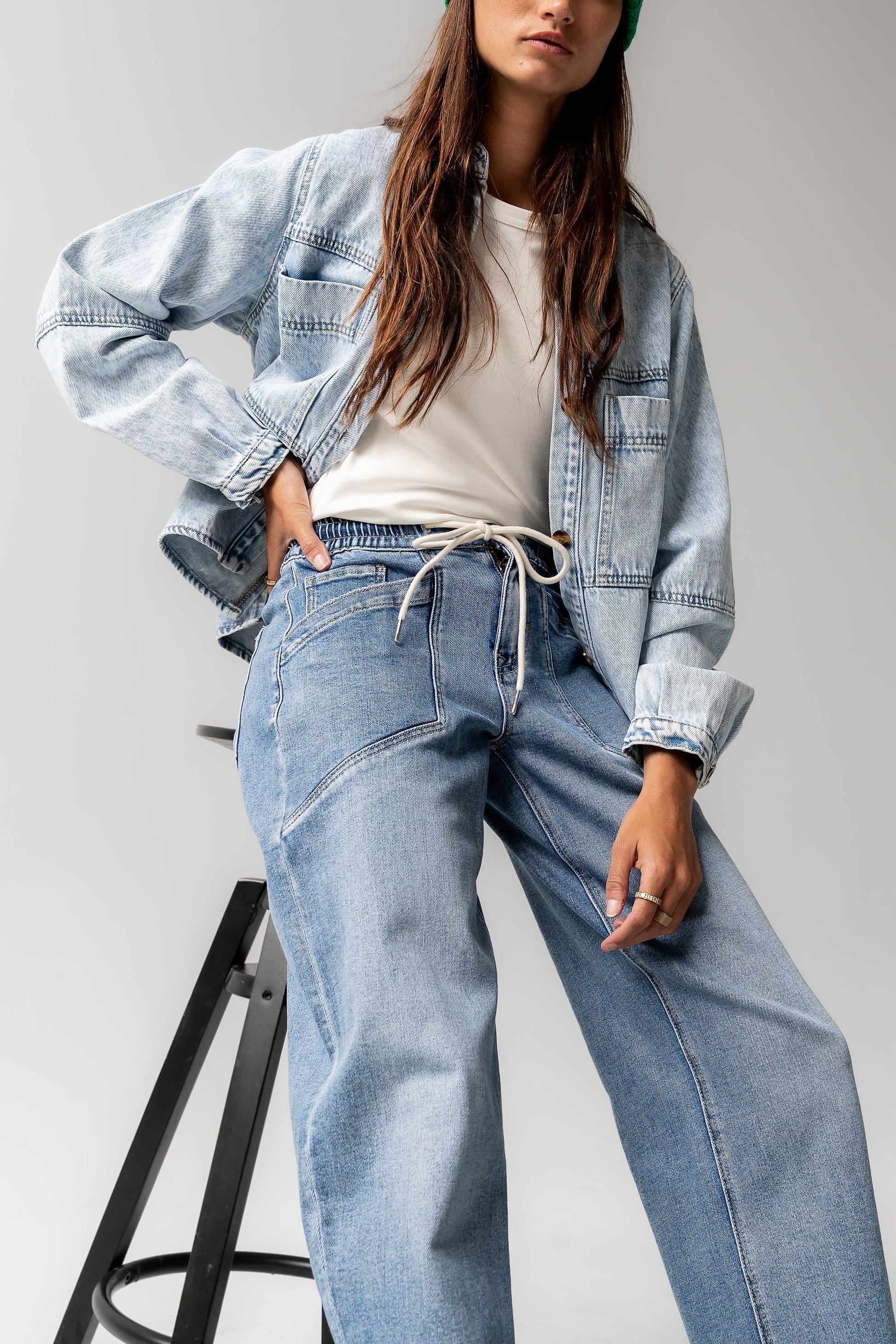 Sunnie Barrel Jeans - FINAL SALE