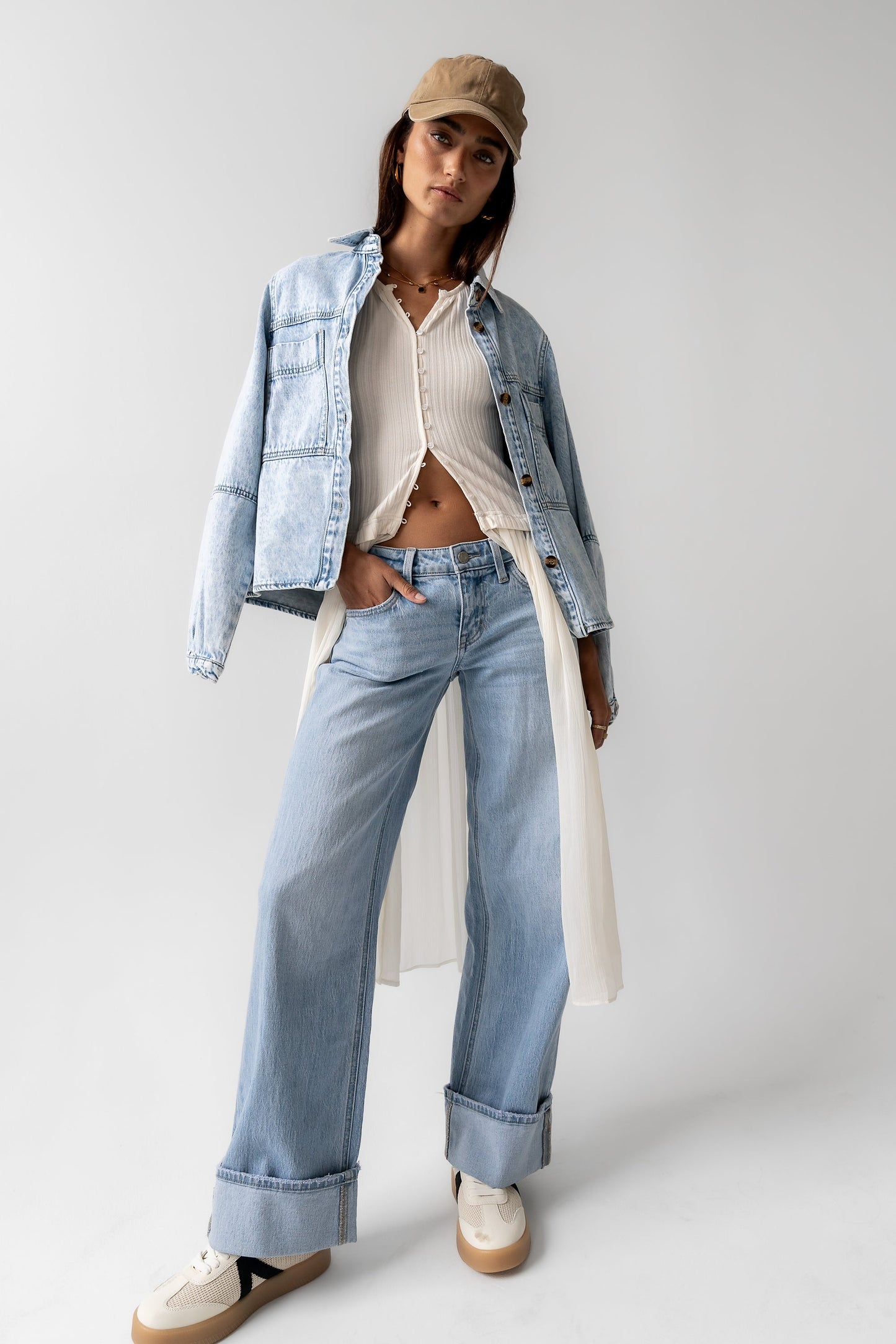 Marcia Cuffed Baggy Jeans