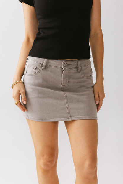 Shiloh Denim Mini Skirt