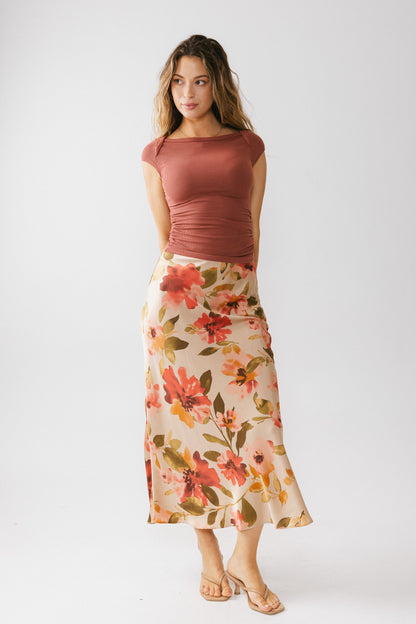 Addison Floral Maxi Skirt - FINAL SALE