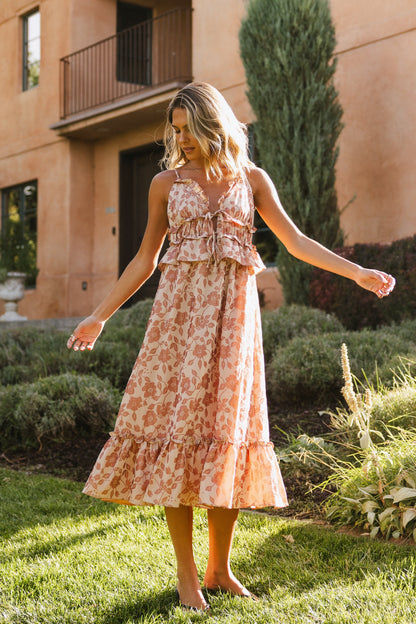 Francis Floral Midi Dress - FINAL SALE