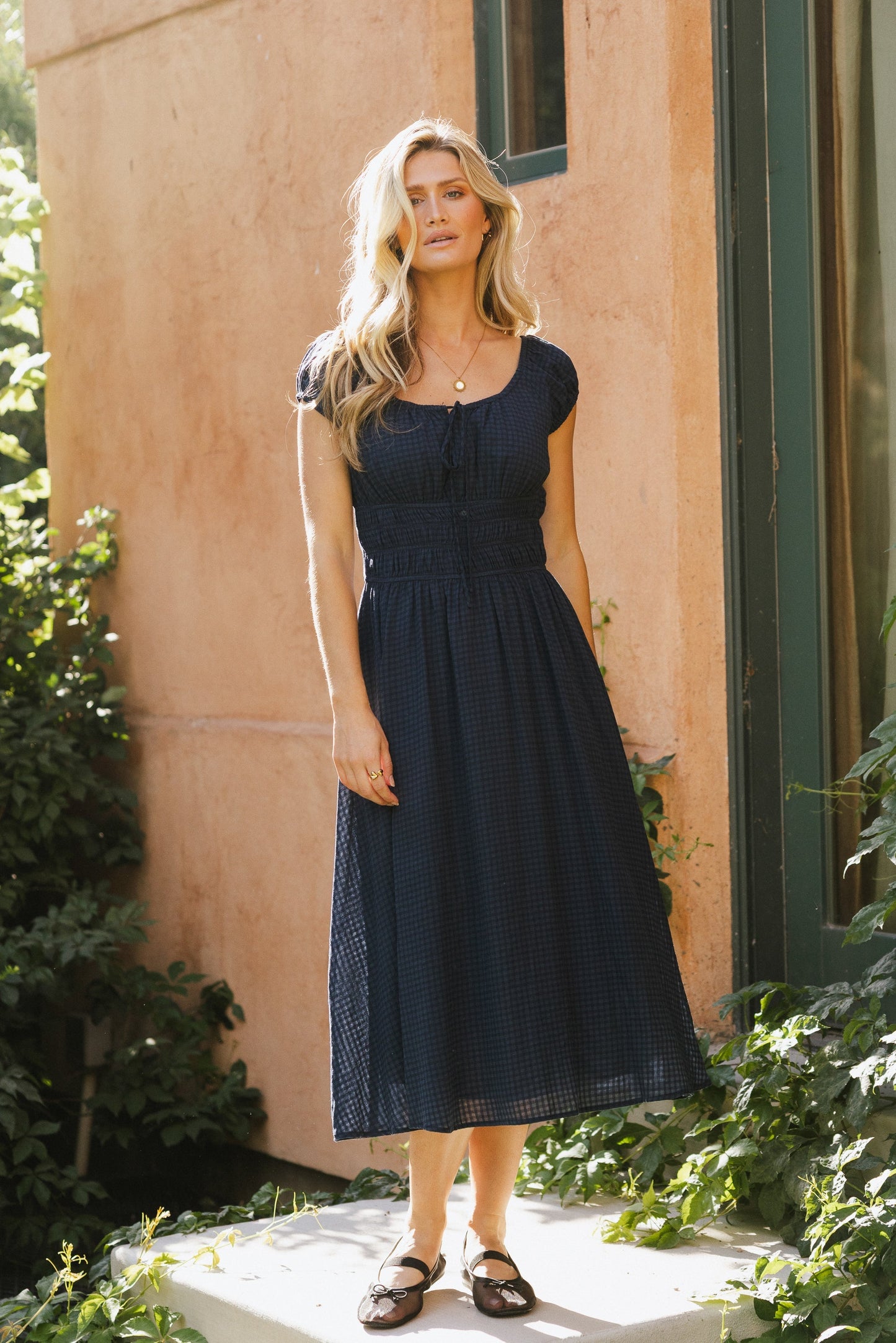Kimber Plaid Midi Dress - FINAL SALE