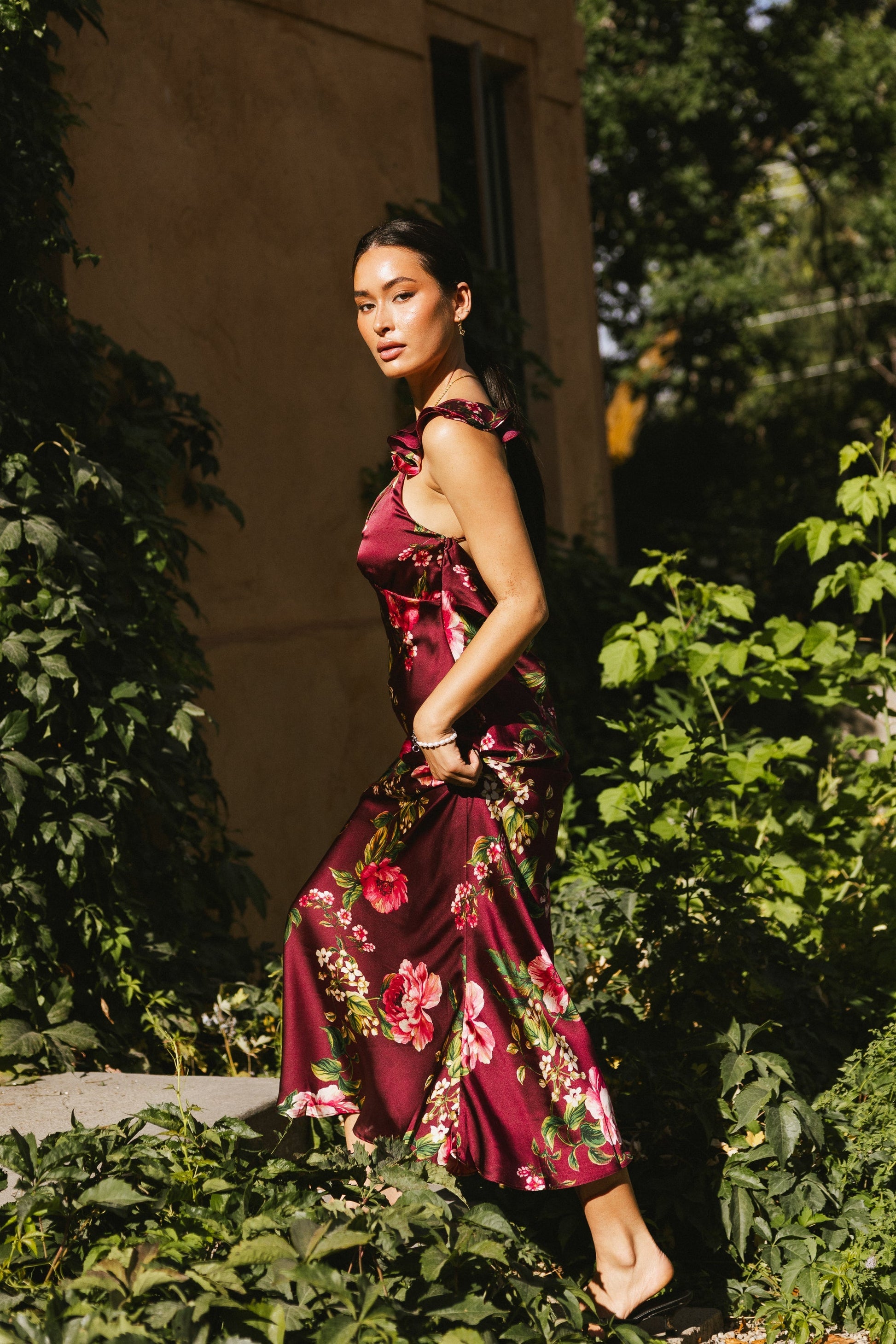 Jesse Satin Maxi Dress
