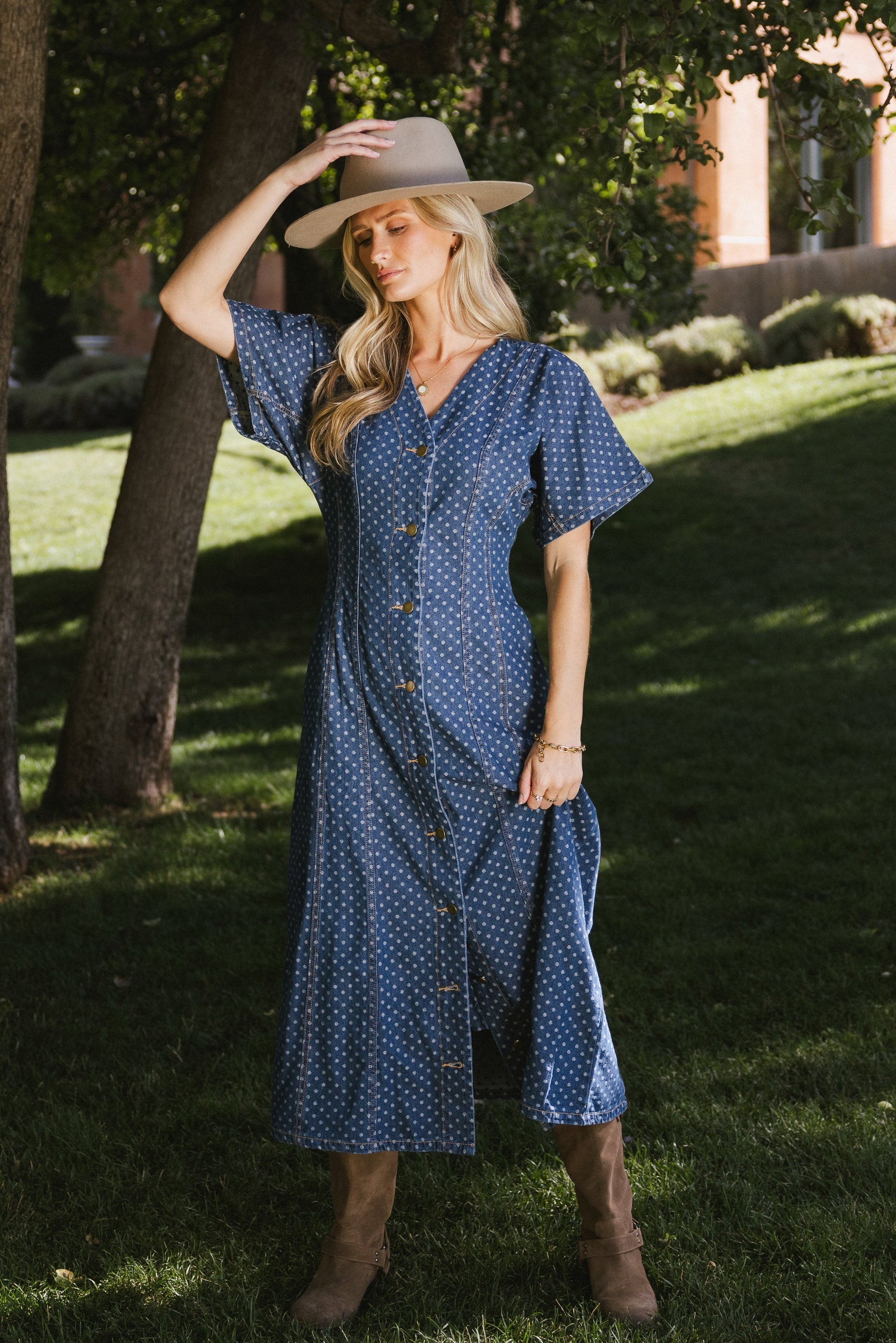 Otis Polka Dot Maxi Dress - FINAL SALE
