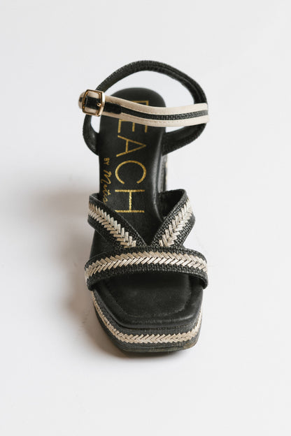 Jaime Raffia Heels - FINAL SALE