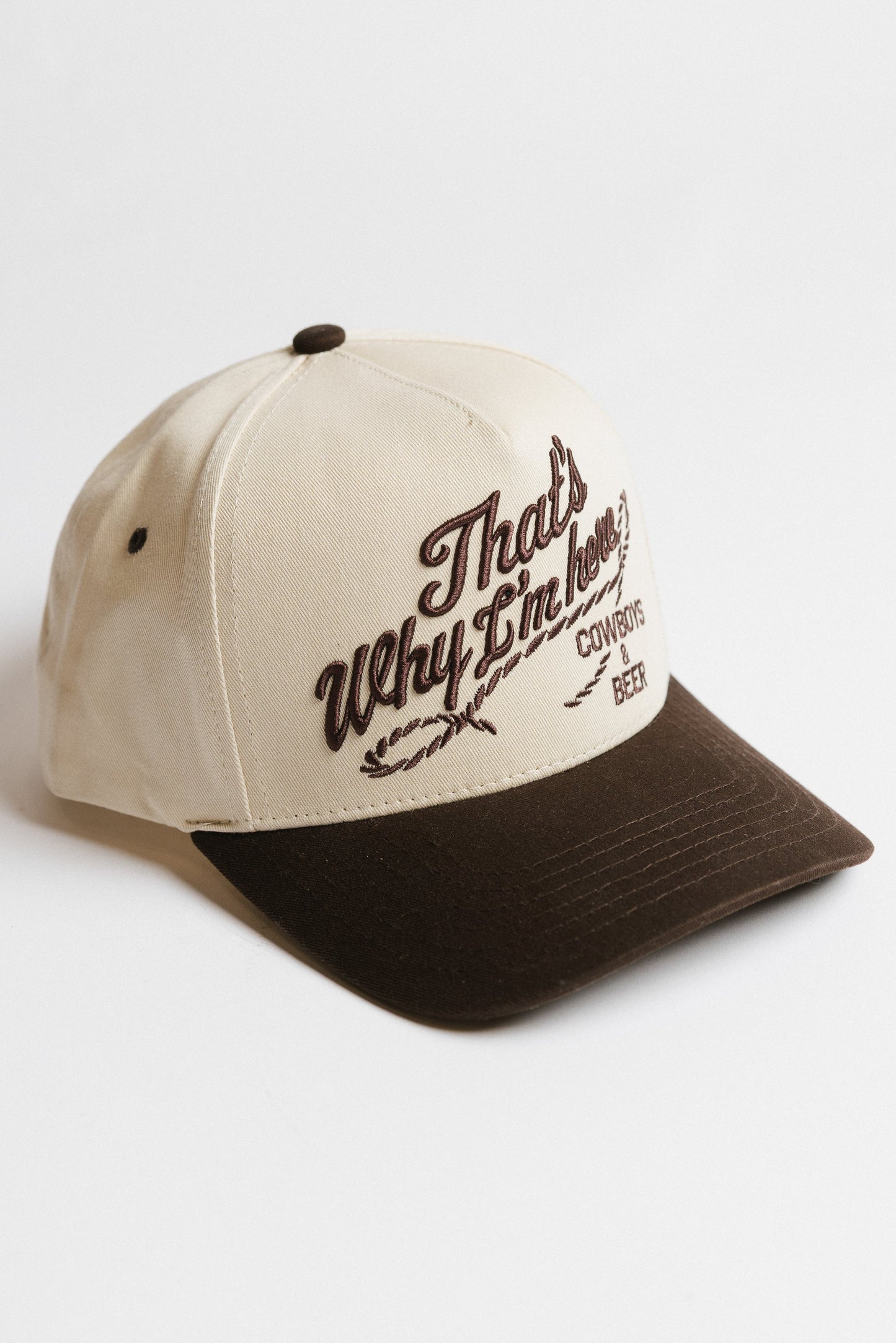 That's Why I'm Here Baseball Cap