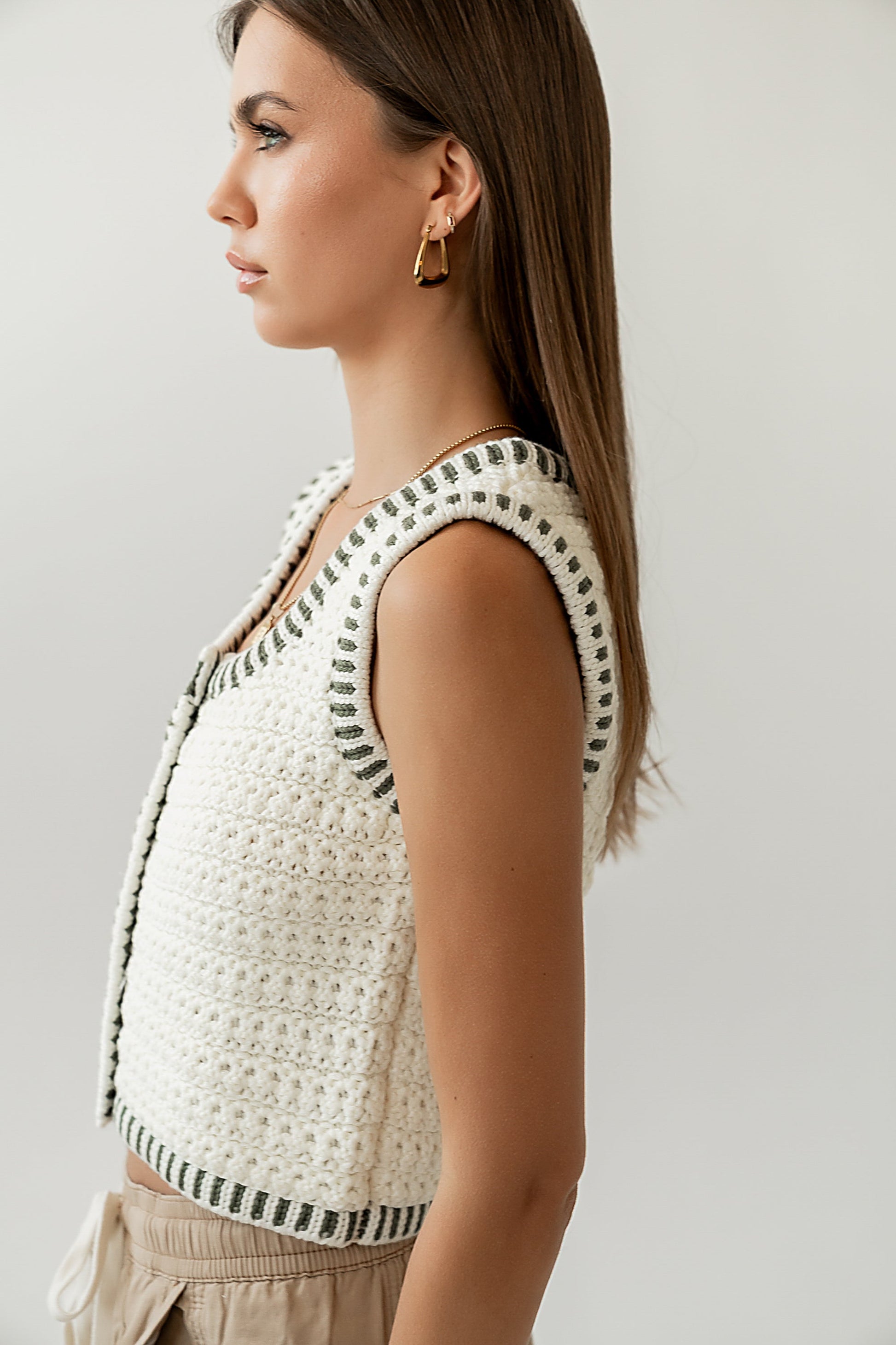 Malia Knit Tank in Olive - FINAL SALE