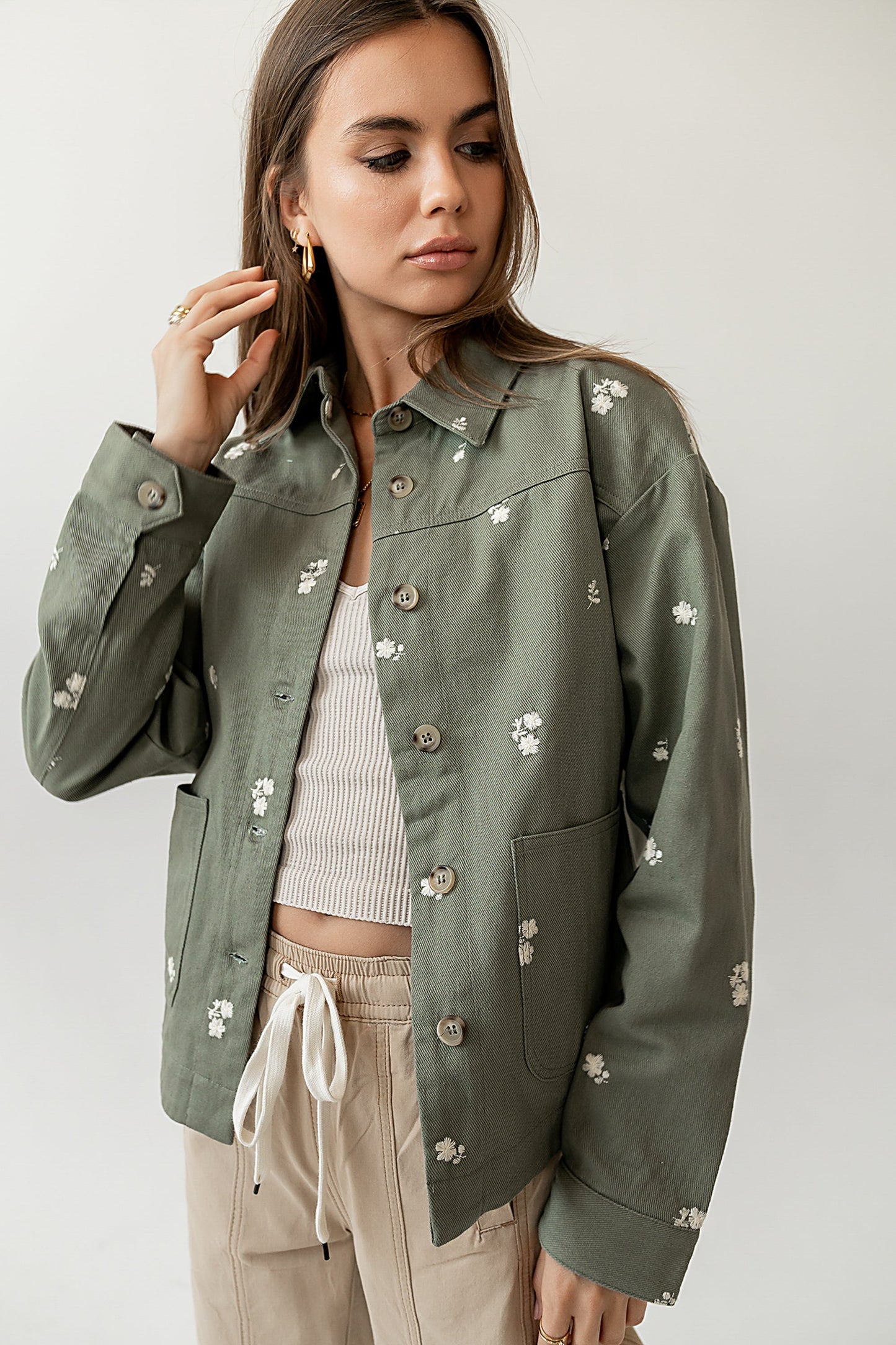 Skyler Embroidered Jacket - FINAL SALE