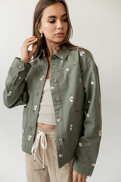 Skyler Embroidered Jacket - FINAL SALE