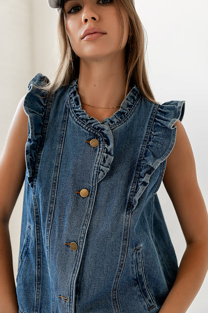 Kyler Denim Vest