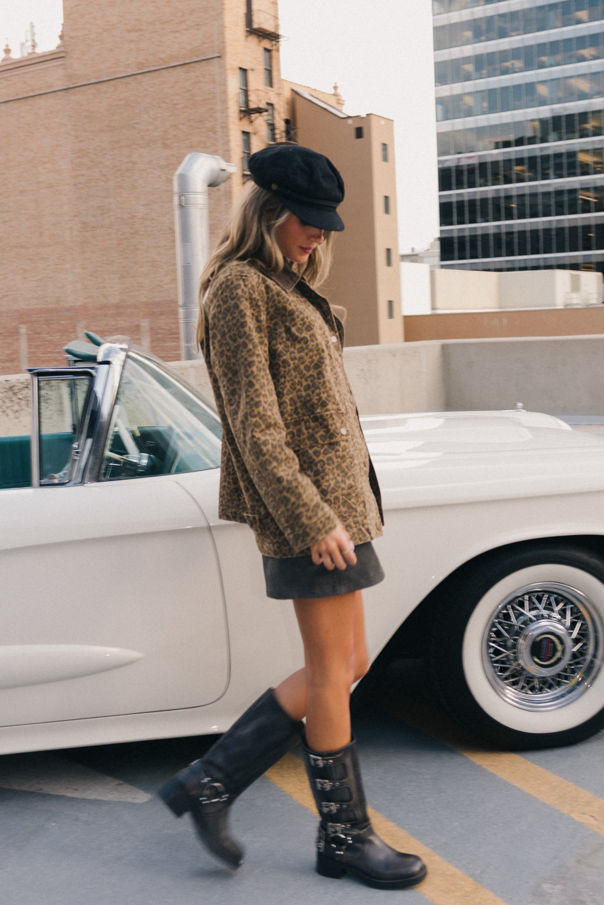Karson Leopard Jacket - FINAL SALE