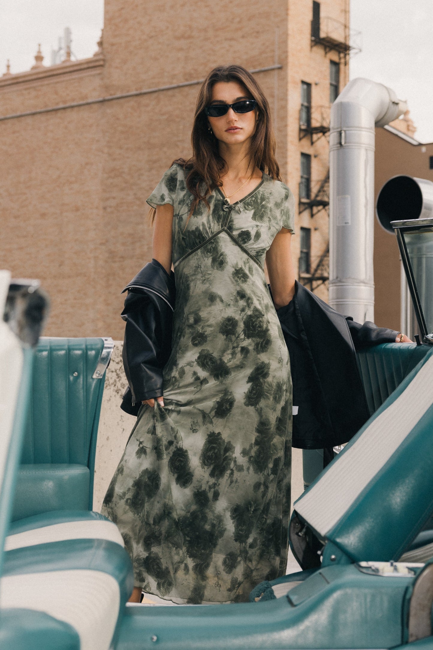 Neo Mesh Maxi Dress
