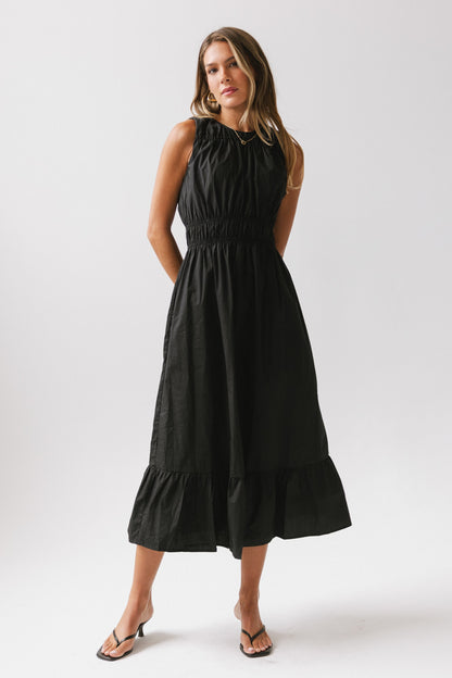 Carmina Tiered Dress in Black - FINAL SALE