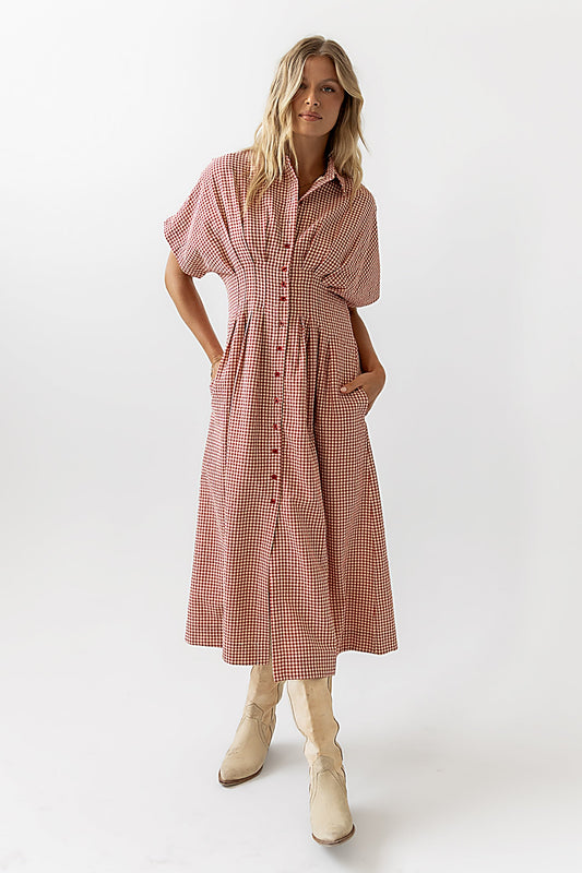 Collins Maxi Dress in Red
