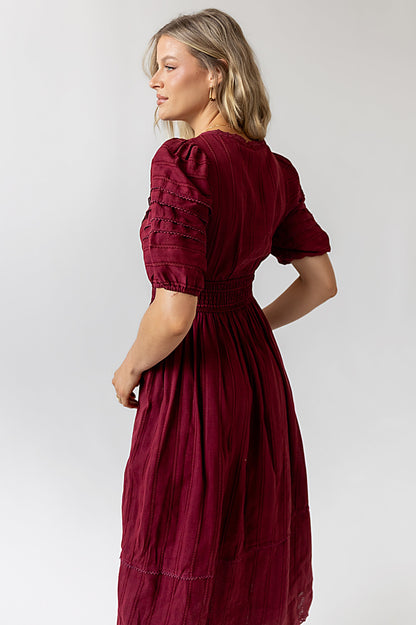 Tammia Ric Rac Midi Dress - FINAL SALE