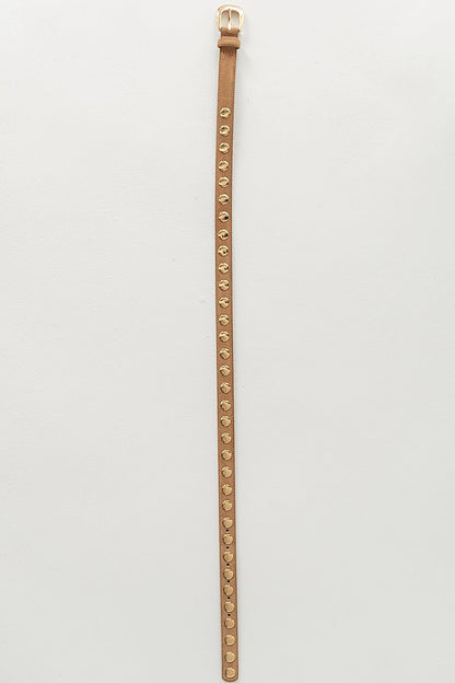 Lilah Studded Belt in Camel