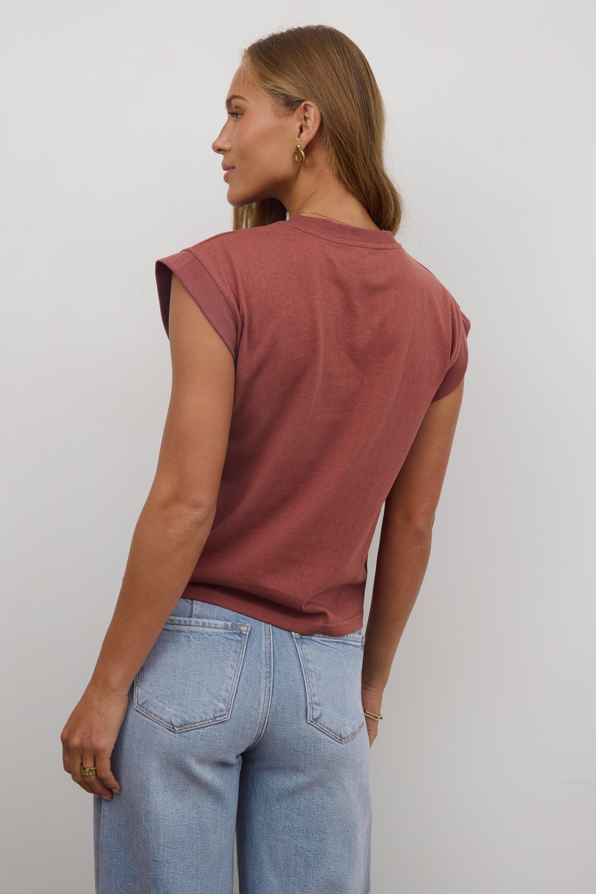 Arlo Top in Brick - FINAL SALE