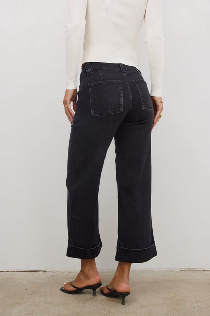 Kayden Cuffed Wide Leg Jeans - FINAL SALE