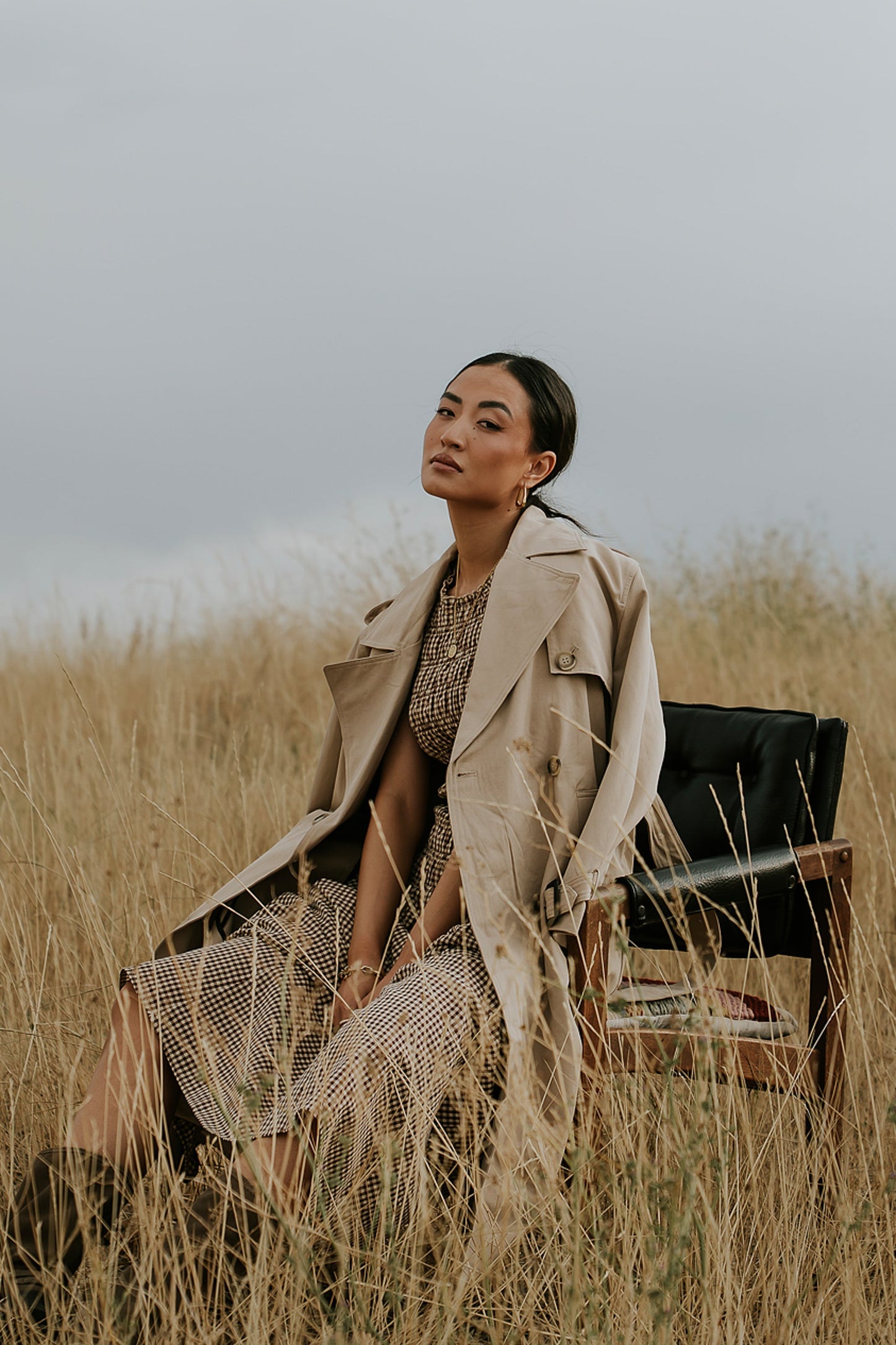 Rachel Trench Coat in Tan - FINAL SALE