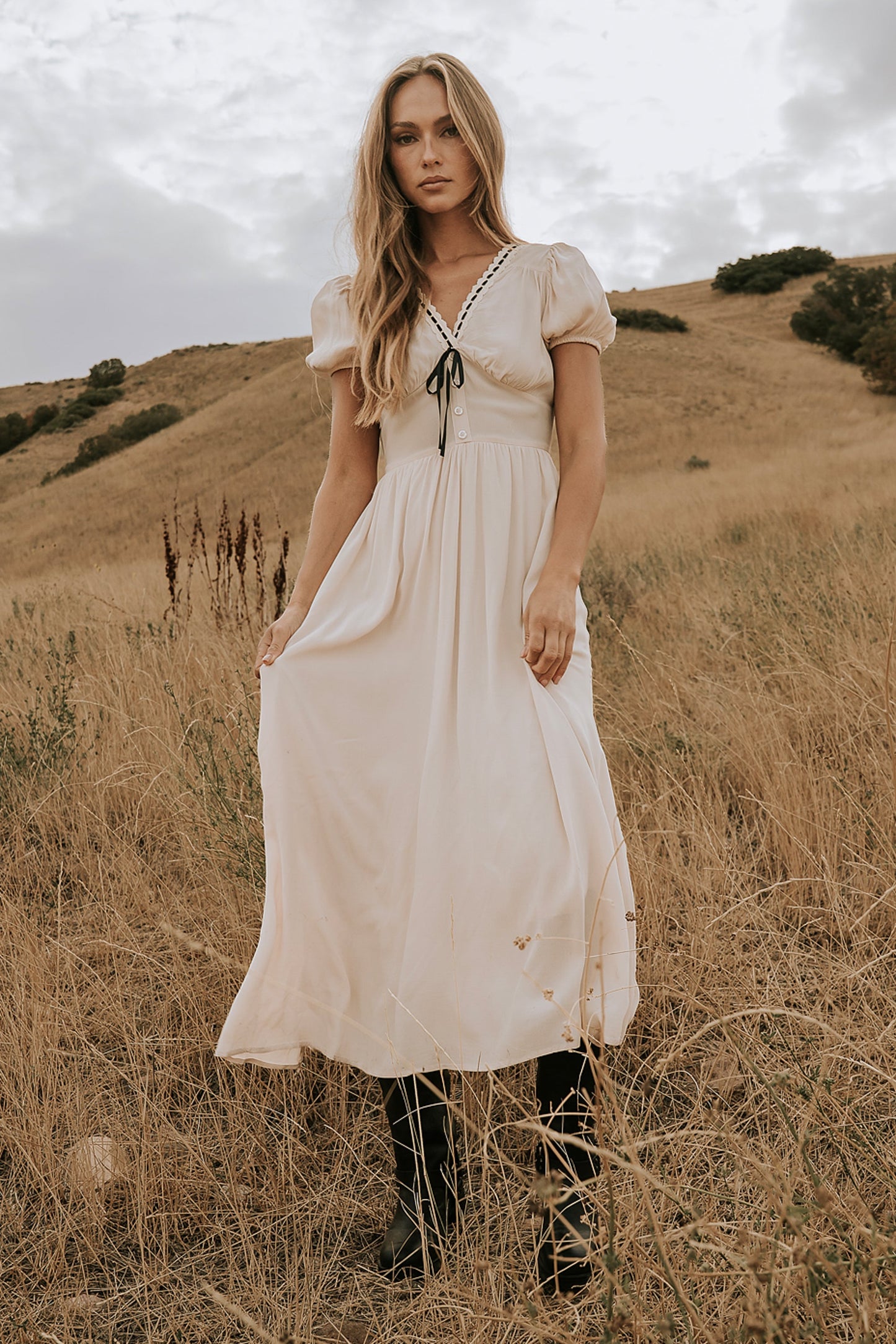 Kaydence Maxi Dress in Cream - FINAL SALE
