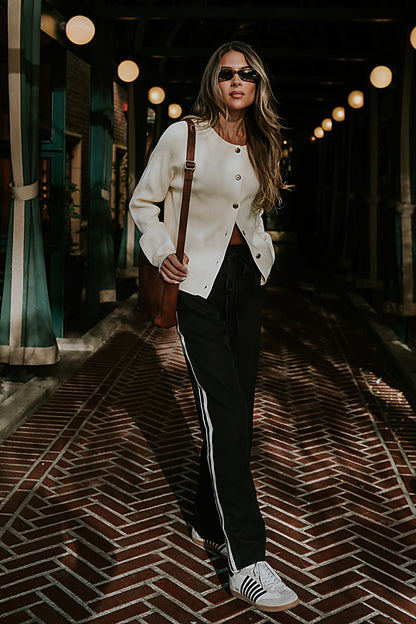 Debbie Ribbed Sweater in Ivory - FINAL SALE