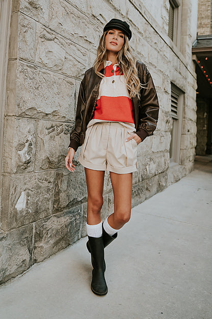 Kenzie Striped Sweater in Red - FINAL SALE