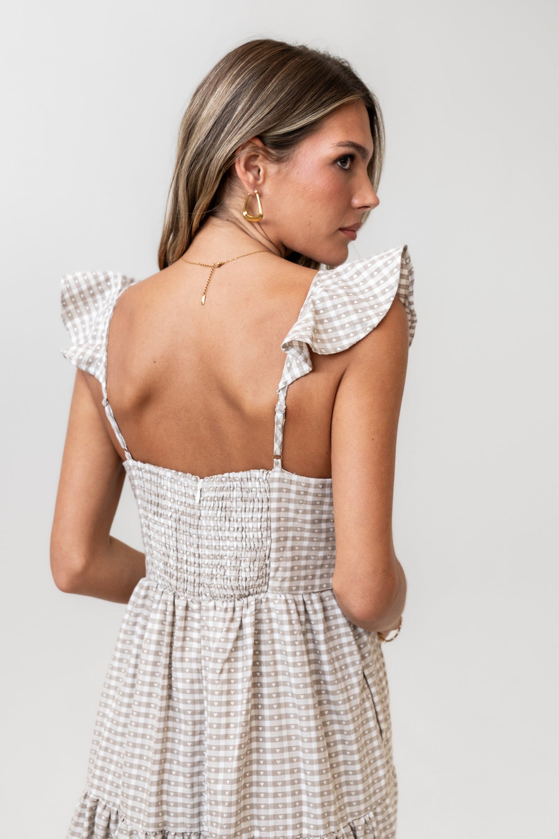 Salome Gingham Maxi Dress - FINAL SALE