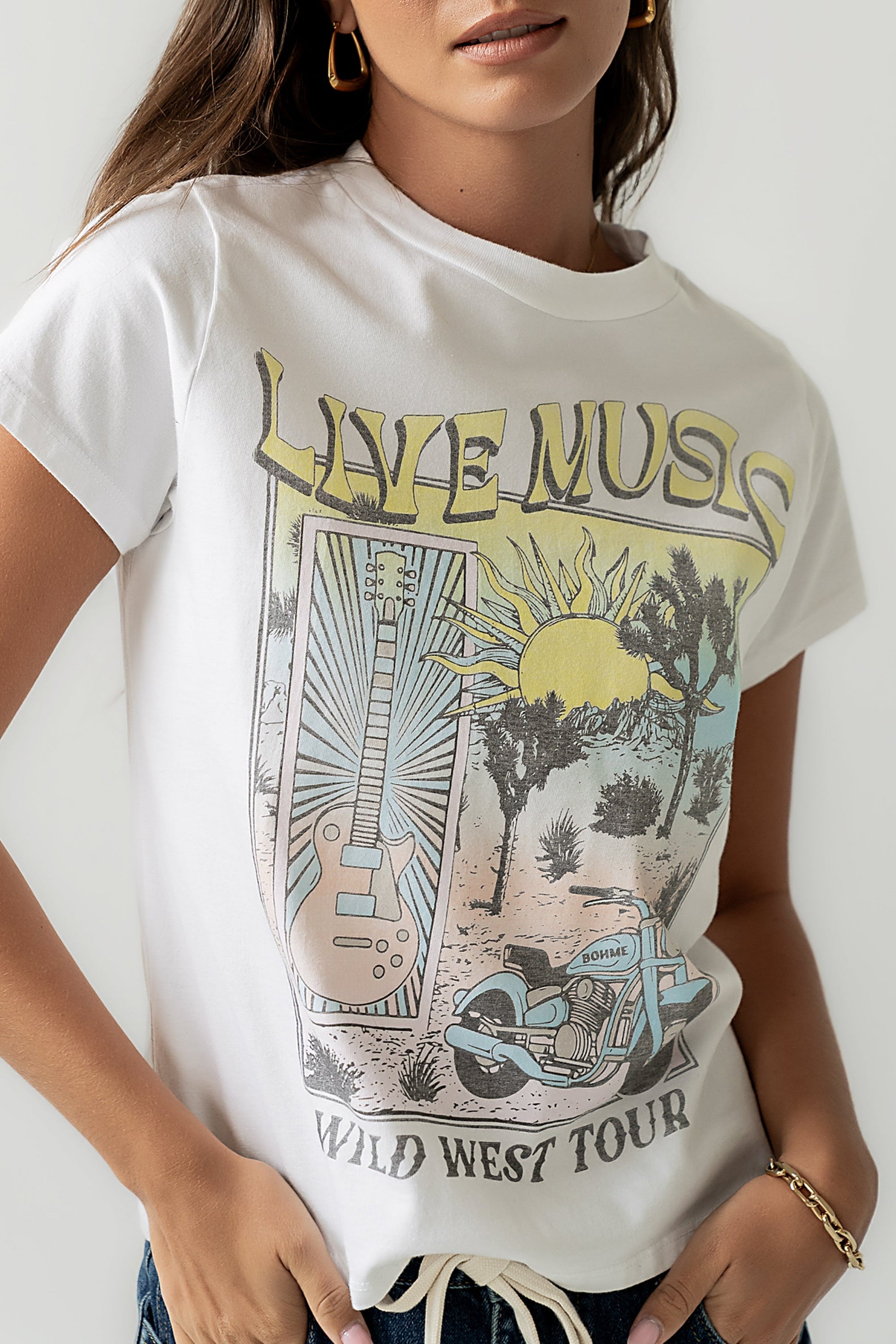 Live Music Graphic Tee - FINAL SALE