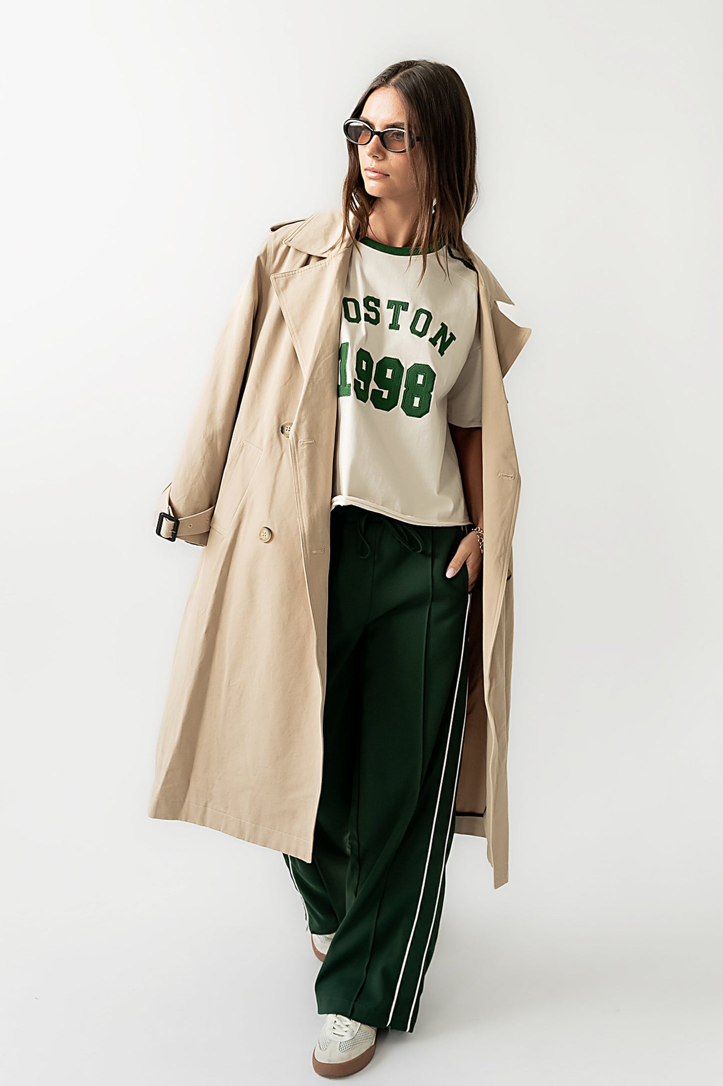 Rachel Trench Coat in Tan - FINAL SALE
