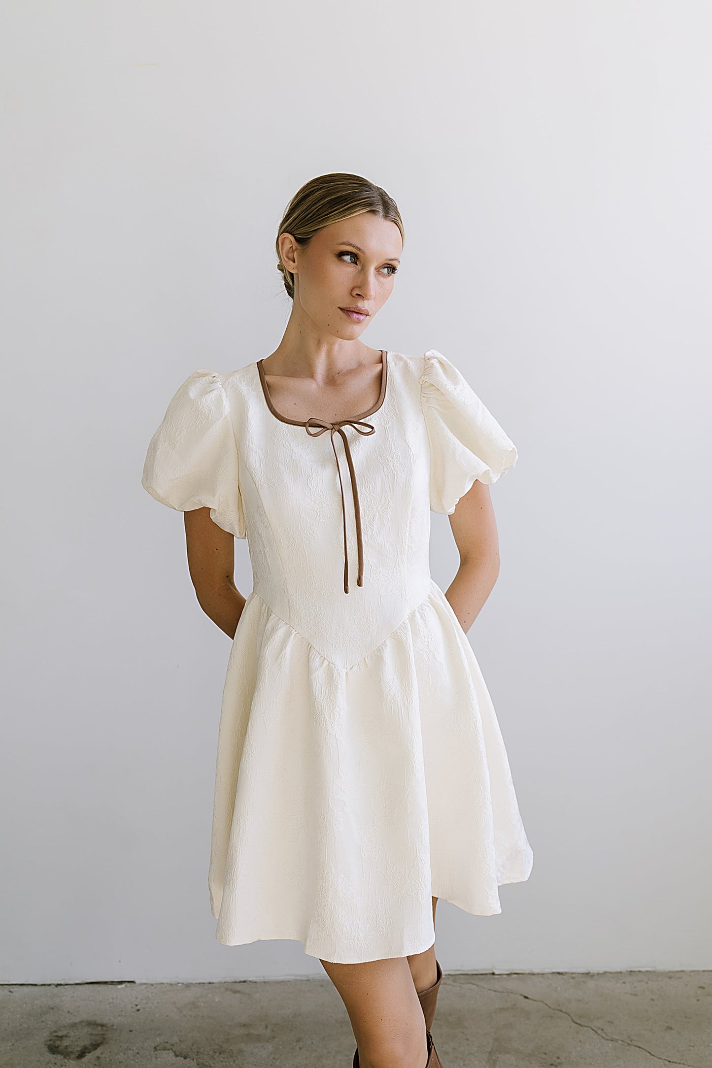 Mazie Textured Mini Dress - FINAL SALE