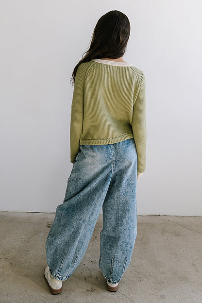 Margaret Contrast Cardigan - FINAL SALE