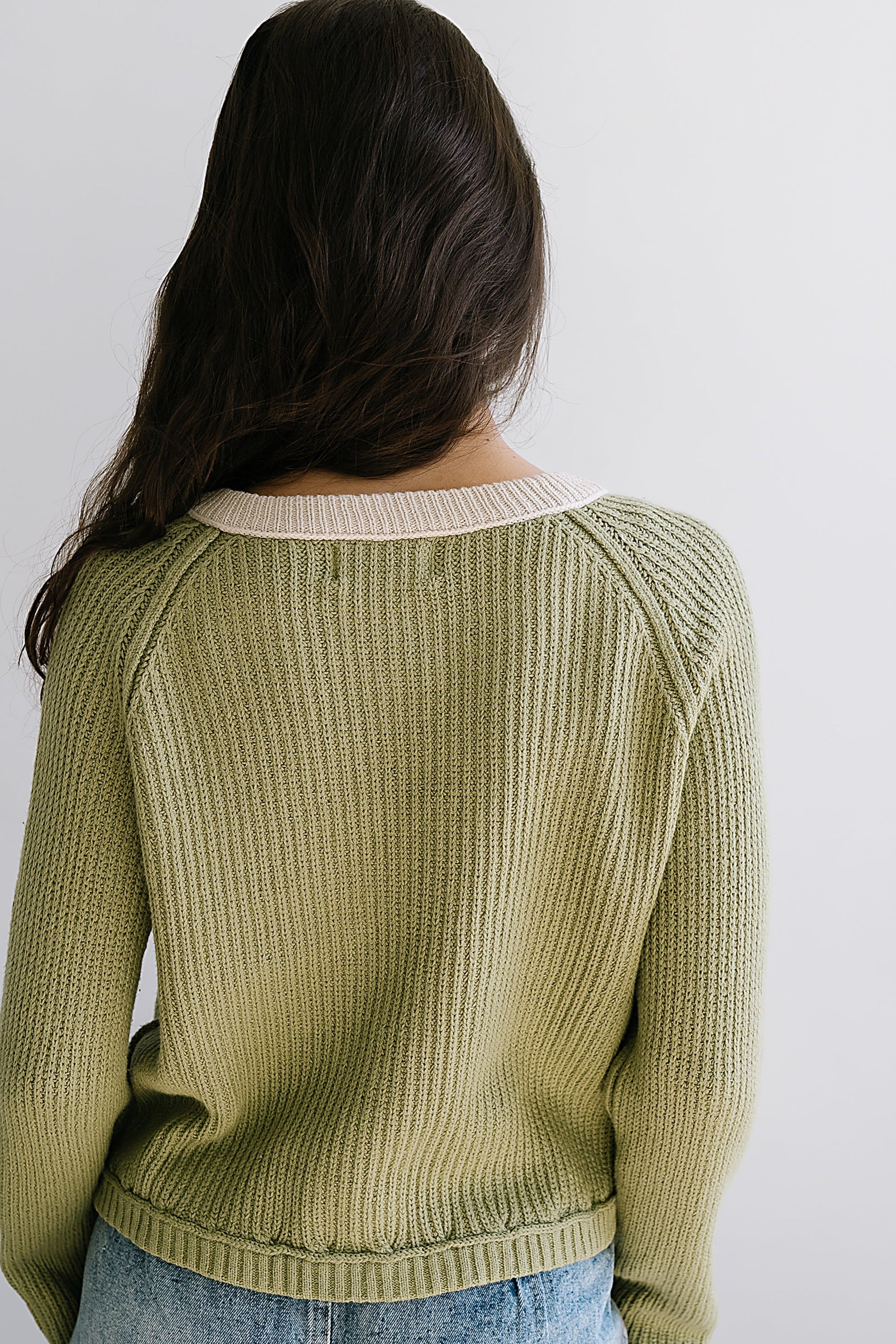Margaret Contrast Cardigan - FINAL SALE