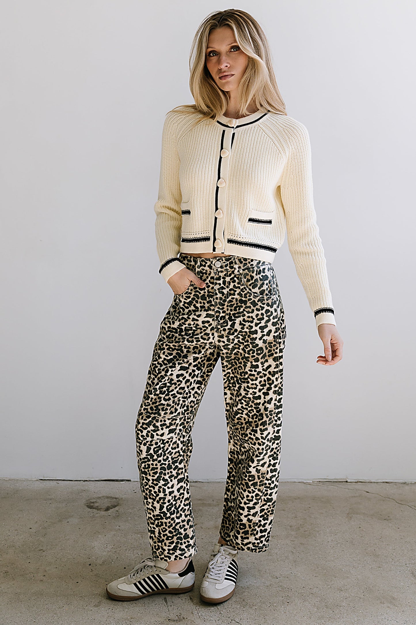 Karmella Contrast Cardigan