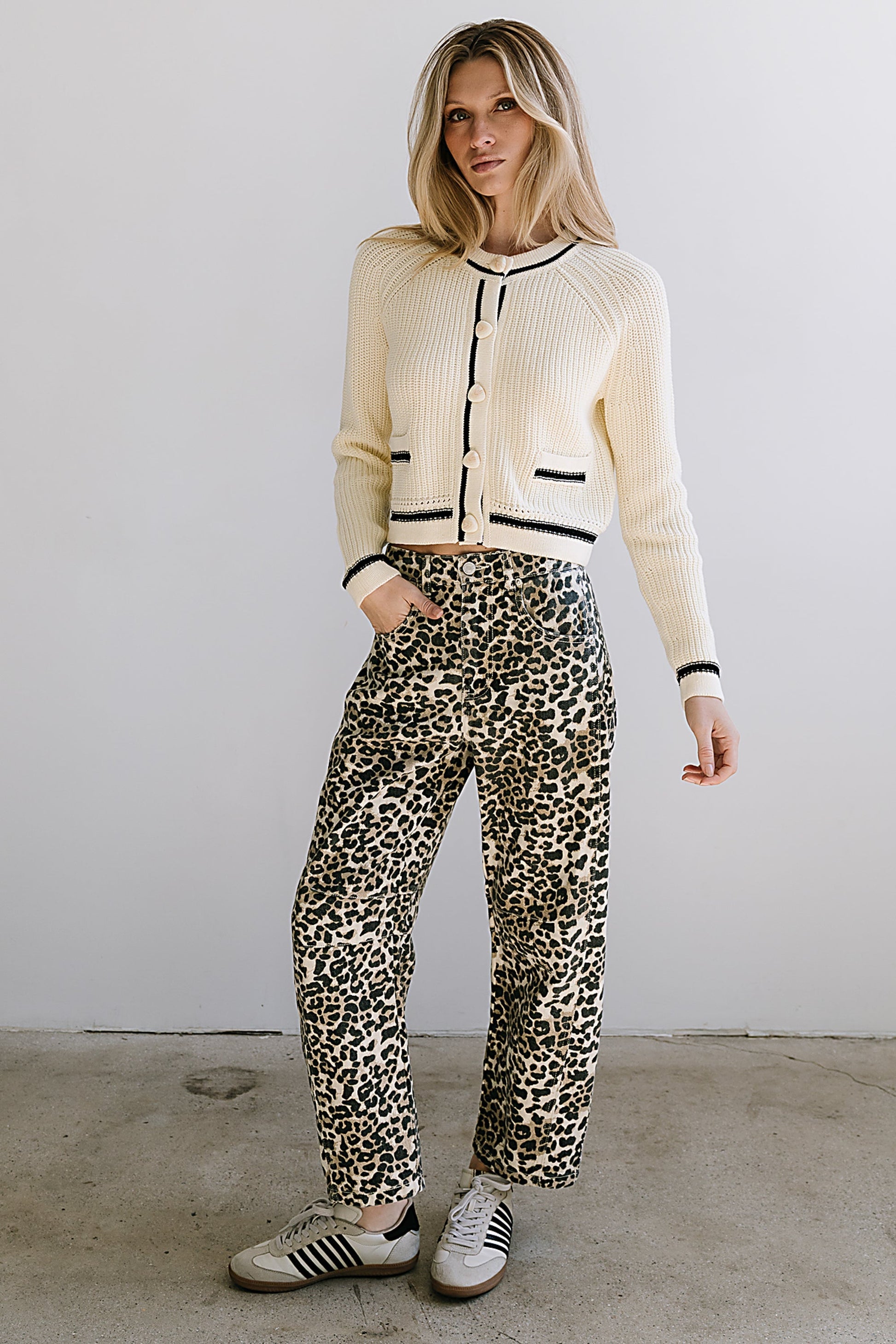 Karmella Contrast Cardigan