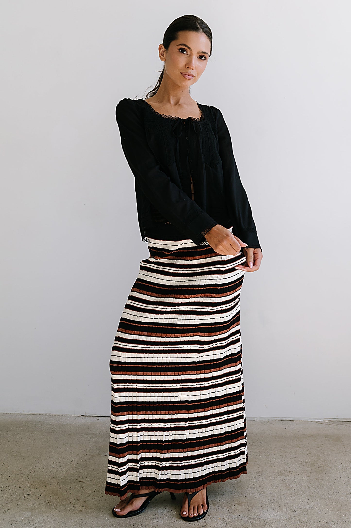 Anne Striped Maxi Skirt - FINAL SALE