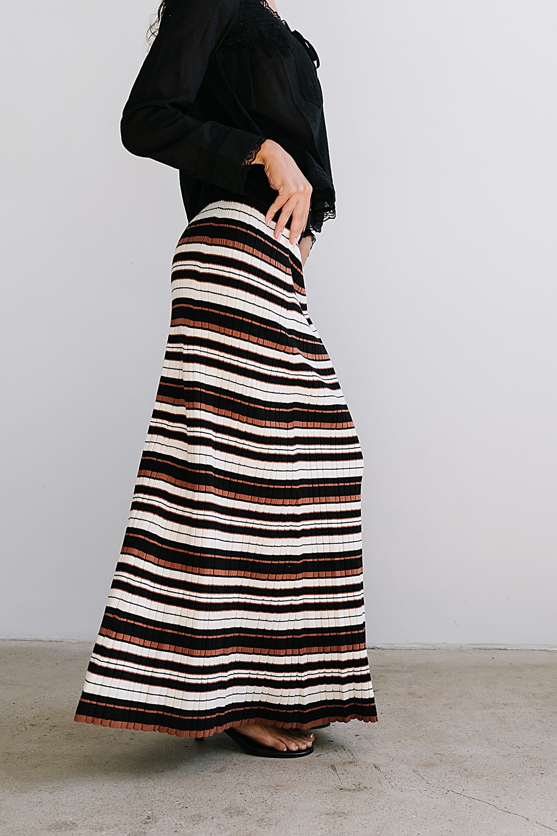 Anne Striped Maxi Skirt - FINAL SALE