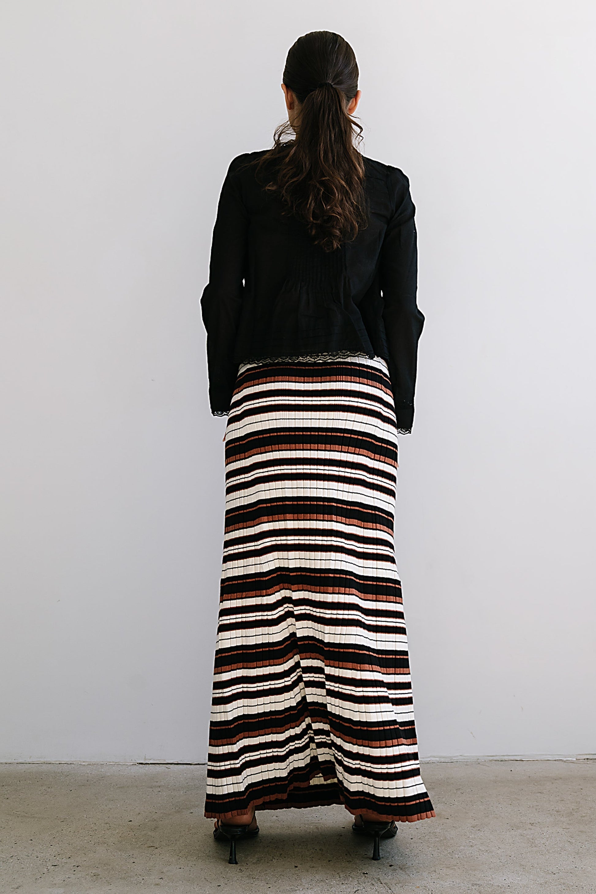 Anne Striped Maxi Skirt - FINAL SALE