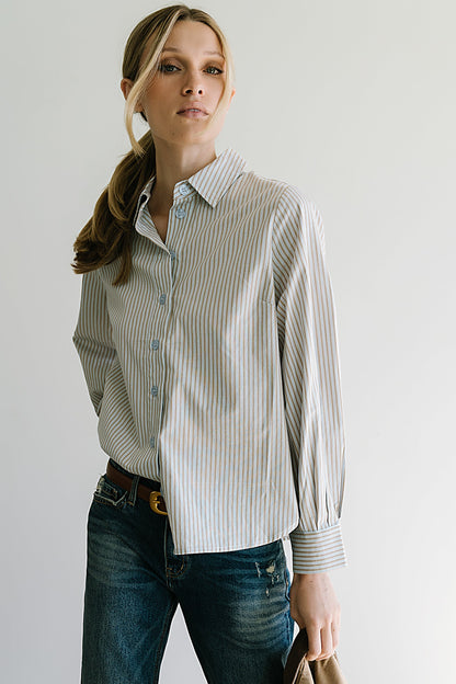 Ronnie Striped Button Up - FINAL SALE