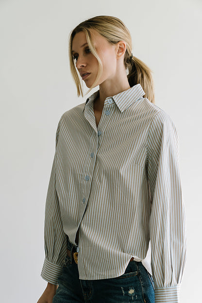 Ronnie Striped Button Up - FINAL SALE