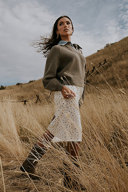 Kenyen Lace Maxi Skirt - FINAL SALE